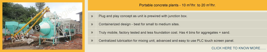 portable concrete plants